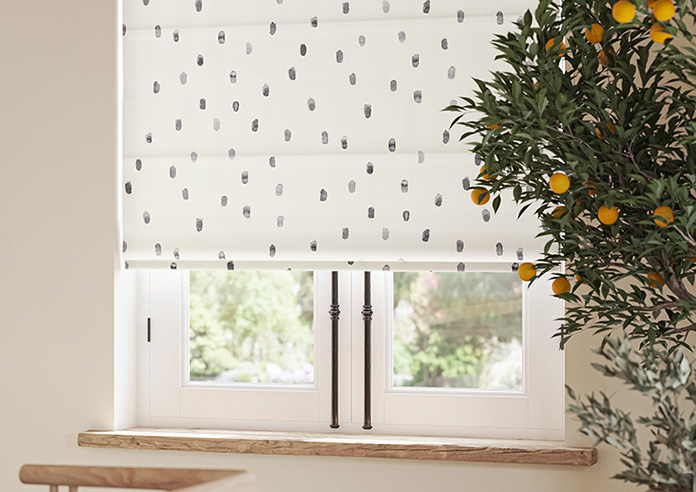 Ink Spots, Contrast - Twist&Fit Roman Blind - Image 5